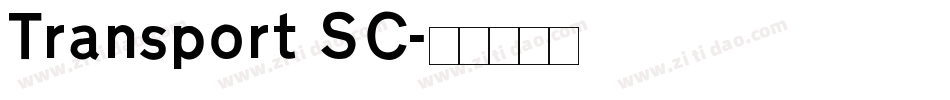 Transport SC字体转换